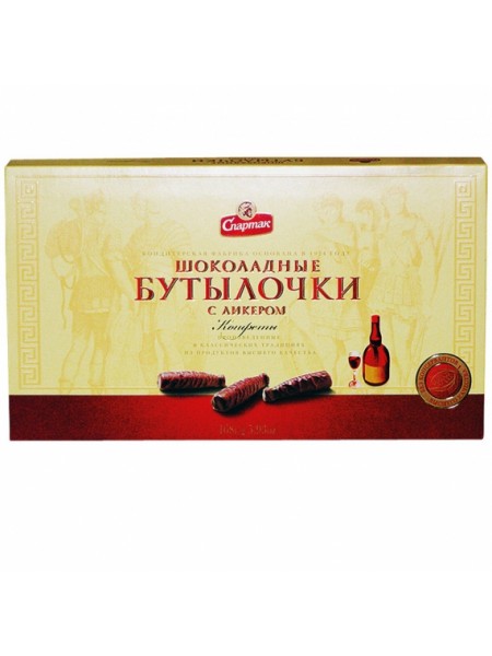 НАБОР Конфет Бутылочки с ликером 168г*6 шт (Спартак) НАБОР Конфет Бутылочки с ликером 168г*6 шт (Спартак)